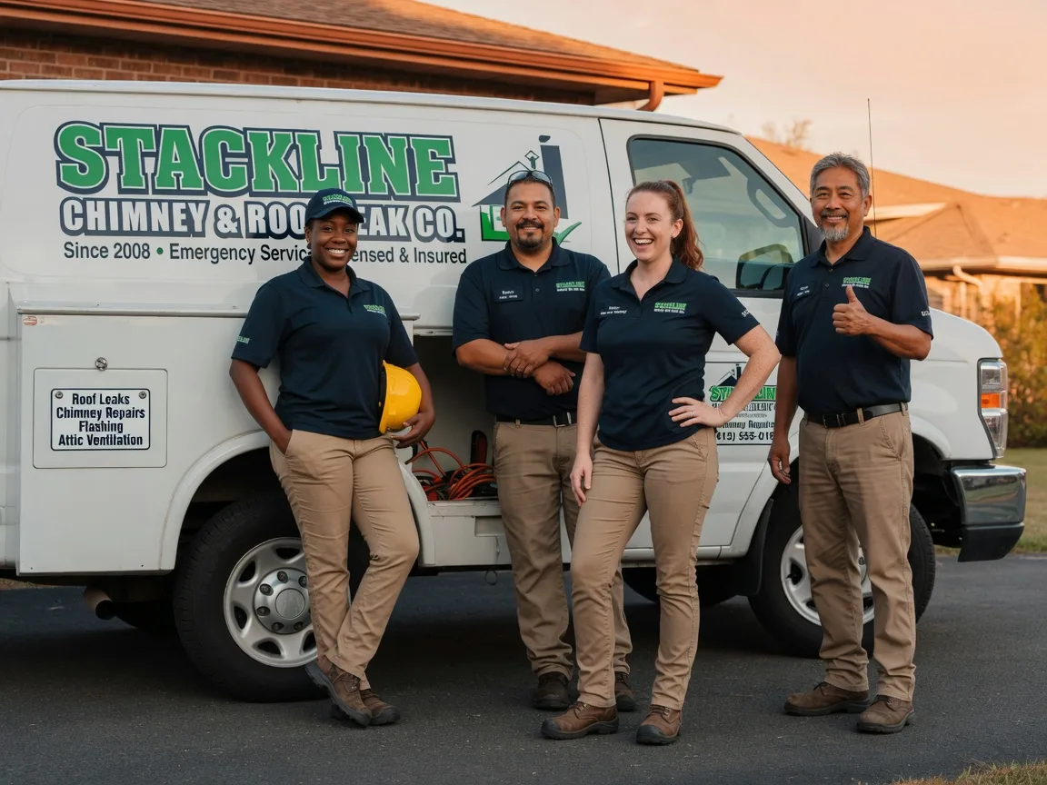 Chimney flashing repair company in Marion, OH